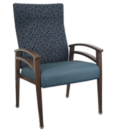 Aluminum Wood-Grain Resident Room Chairs